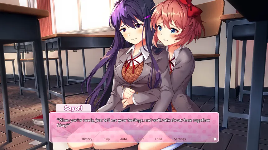 Скриншот 2 к игре Doki Doki Literature Club Plus!