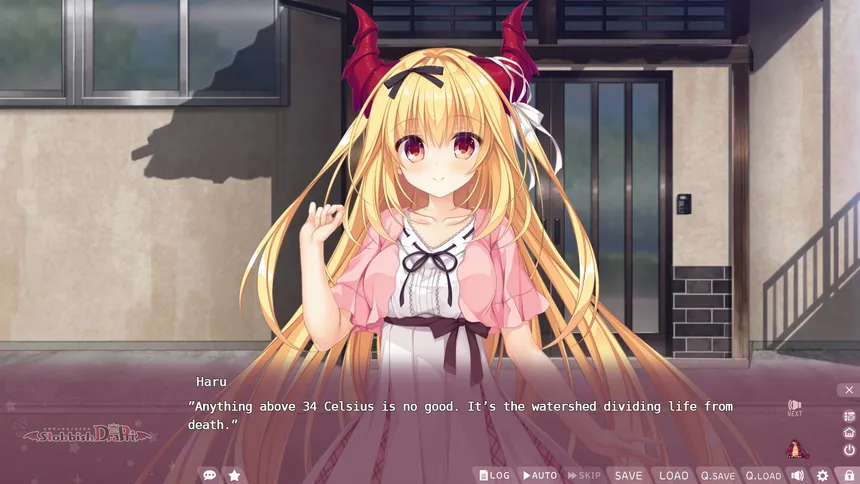 Скриншот 2 к игре Slobbish Dragon Princess LOVE+PLUS