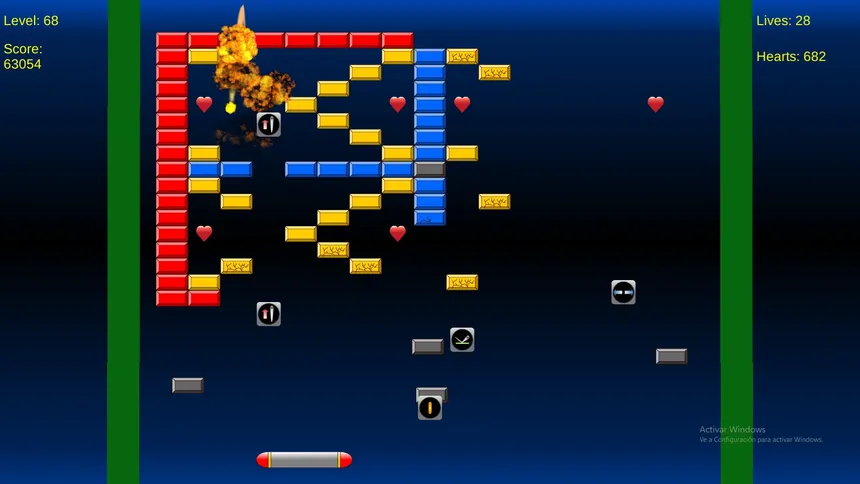 Скриншот 5 к игре Brick Breaker Heart Collector