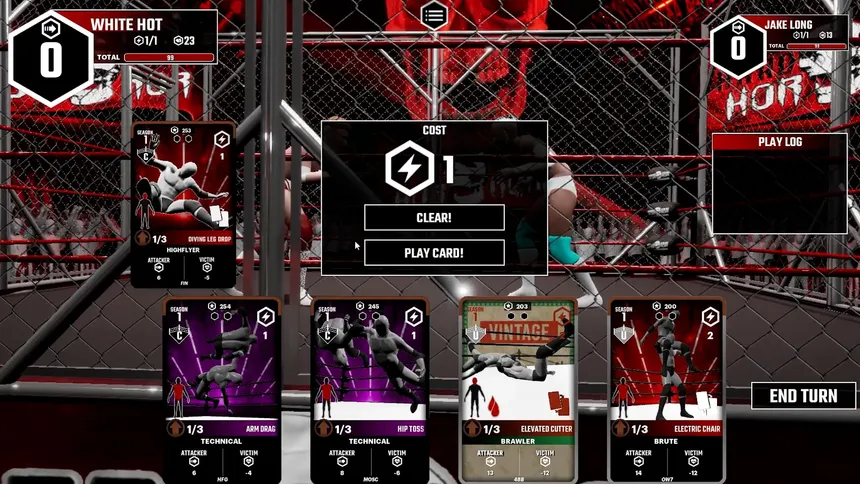 Скриншот 1 к игре Mark Out! The Wrestling Card Game