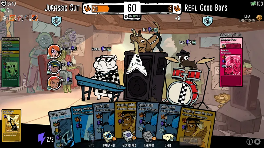Скриншот 2 к игре Battle Bands: Rock & Roll Deckbuilder