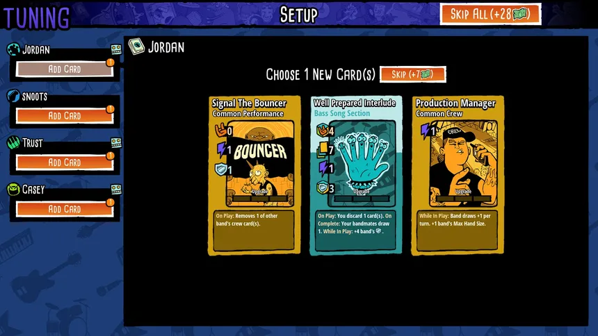 Скриншот 8 к игре Battle Bands: Rock & Roll Deckbuilder