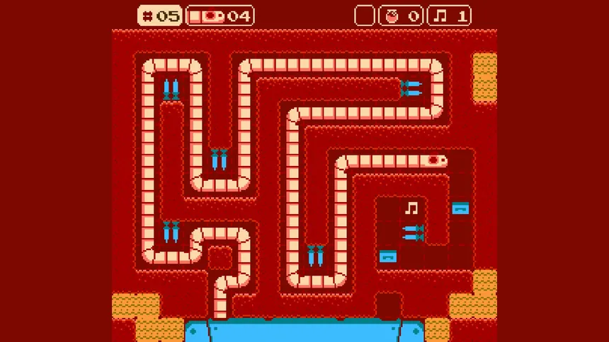 Скриншот 1 к игре Tapeworm Disco Puzzle