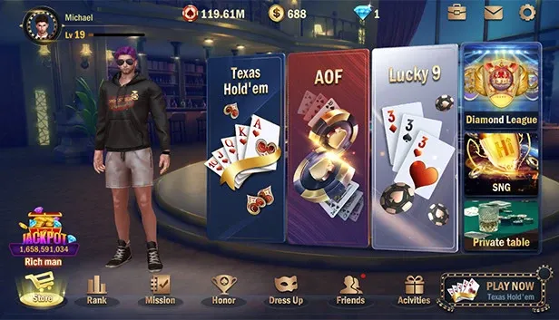 Скриншот 1 к игре Hi Poker 3D:Texas Holdem