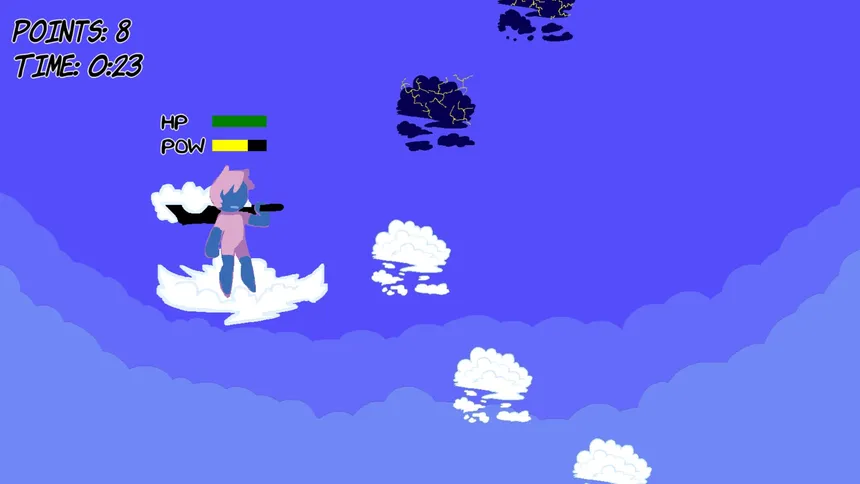 Скриншот 1 к игре Cloud Bashers DX