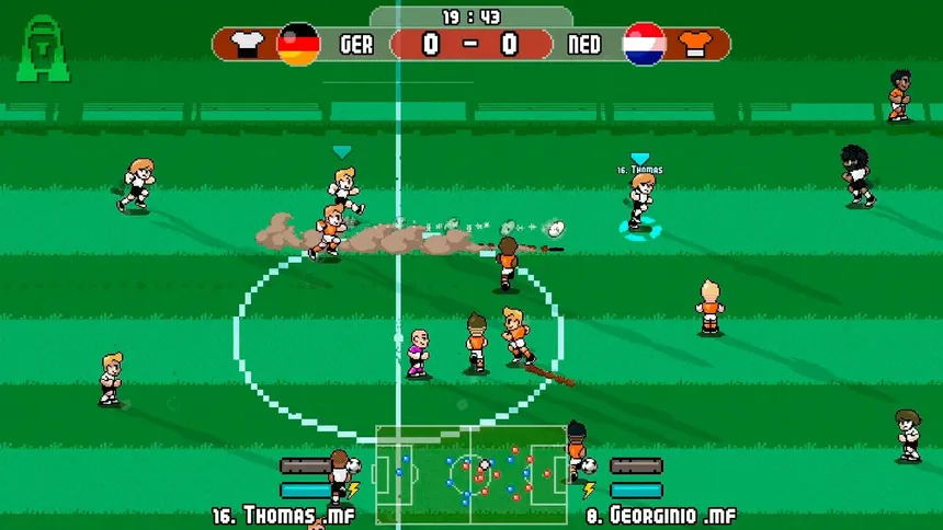 Скриншот 2 к игре Pixel Cup Soccer - Ultimate Edition