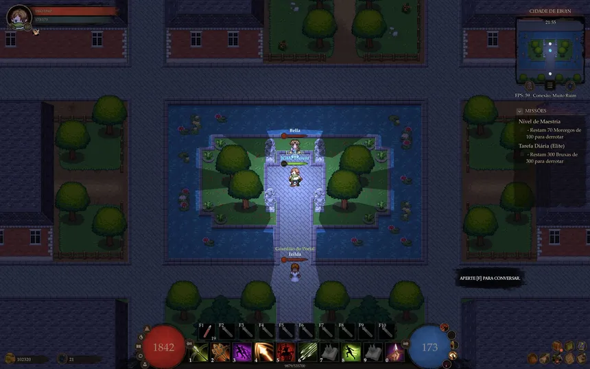 Скриншот 1 к игре Eternal Quest - 2D MMORPG