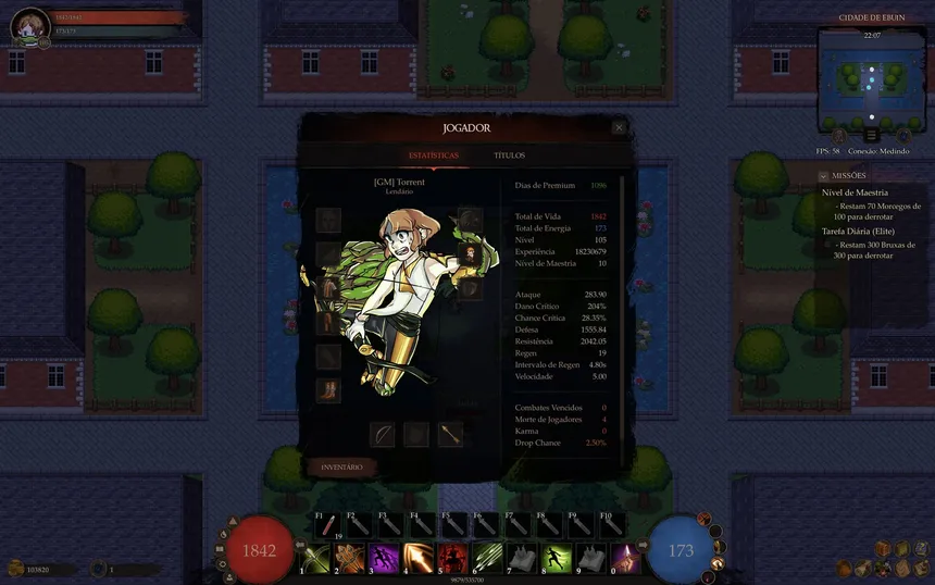 Скриншот 3 к игре Eternal Quest - 2D MMORPG