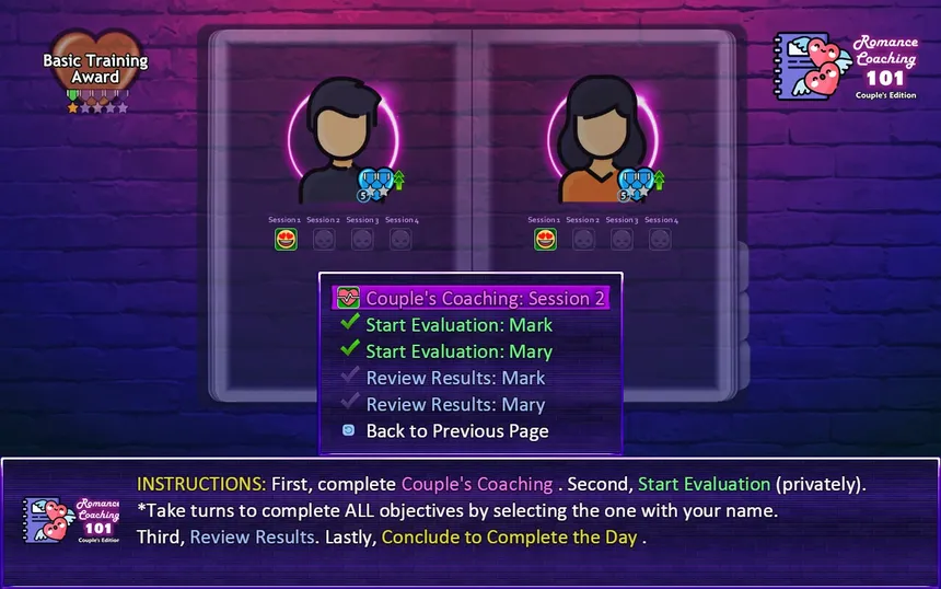 Скриншот 5 к игре Romance Coaching 101: Couple's Edition