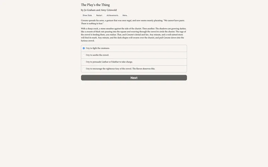 Скриншот 6 к игре The Play's the Thing