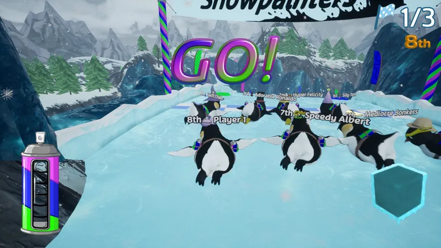 Скриншот 1 к игре Snowpainters