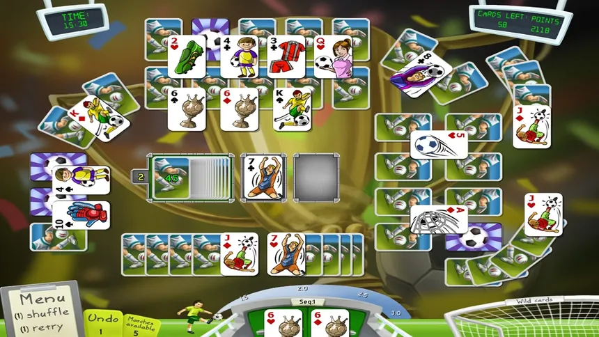 Скриншот 1 к игре Soccer Cup Solitaire