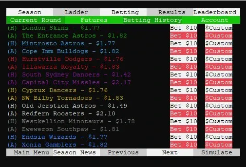Скриншот 1 к игре SYDE Rugby League Simulator