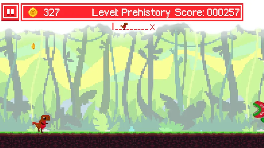 Скриншот 1 к игре Ancient Dino Runner