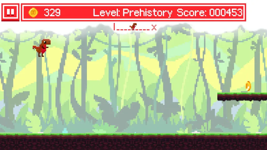 Скриншот 2 к игре Ancient Dino Runner
