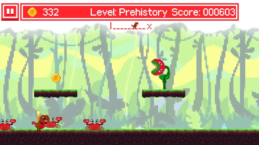 Скриншот 3 к игре Ancient Dino Runner