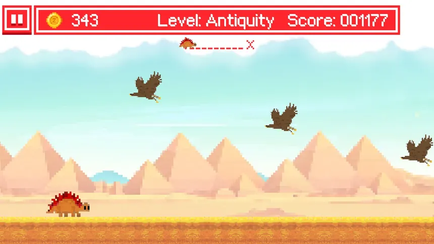 Скриншот 6 к игре Ancient Dino Runner