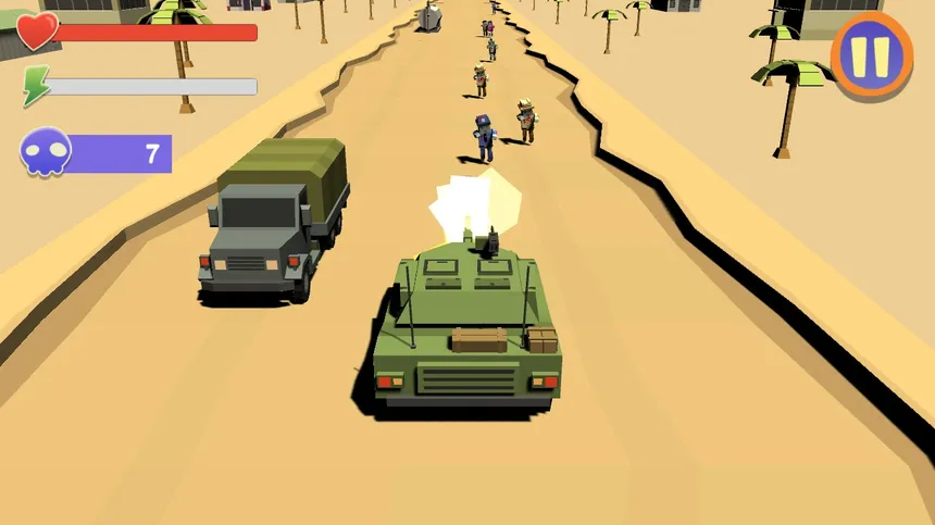 Скриншот 3 к игре Tank Zombie Smasher