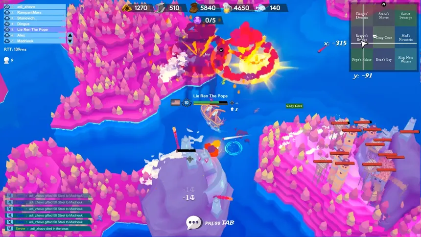 Скриншот 2 к игре Piratopia