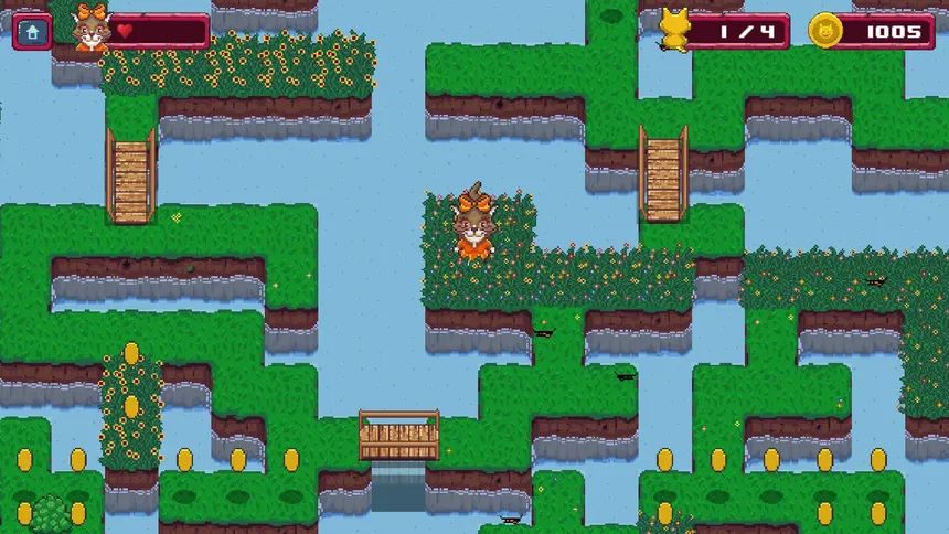 Скриншот 1 к игре Lost Kittens: Maze Garden