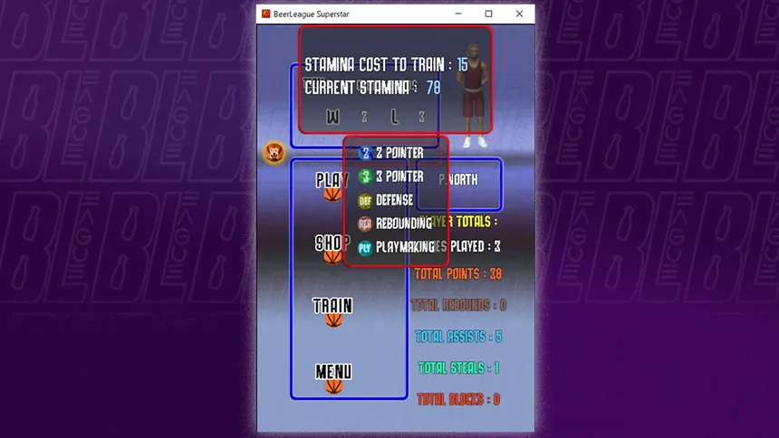 Скриншот 2 к игре BeerLeague Superstar