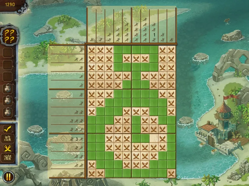 Скриншот 5 к игре Fill and Cross Pirate Riddles 2