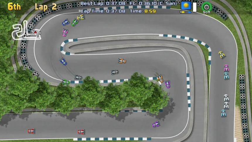Скриншот 8 к игре Ultimate Racing 2D 2