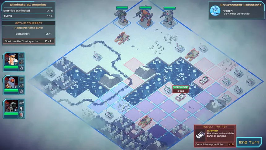 Скриншот 1 к игре Ignited Steel: Mech Tactics