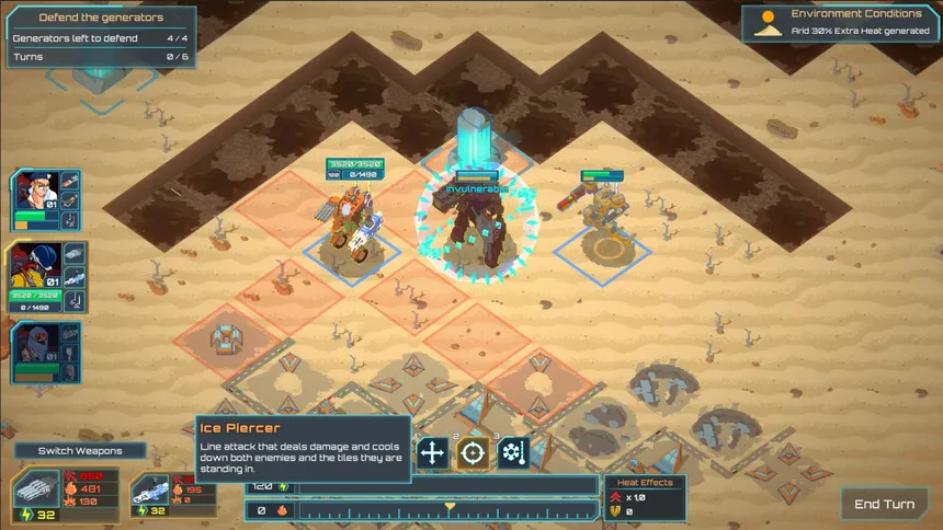 Скриншот 7 к игре Ignited Steel: Mech Tactics