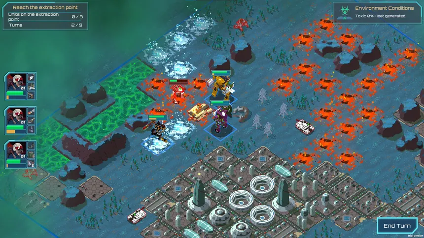 Скриншот 8 к игре Ignited Steel: Mech Tactics
