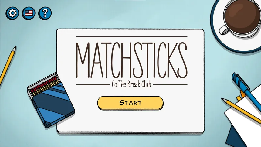 Скриншот 1 к игре Matchsticks - Coffee Break Club