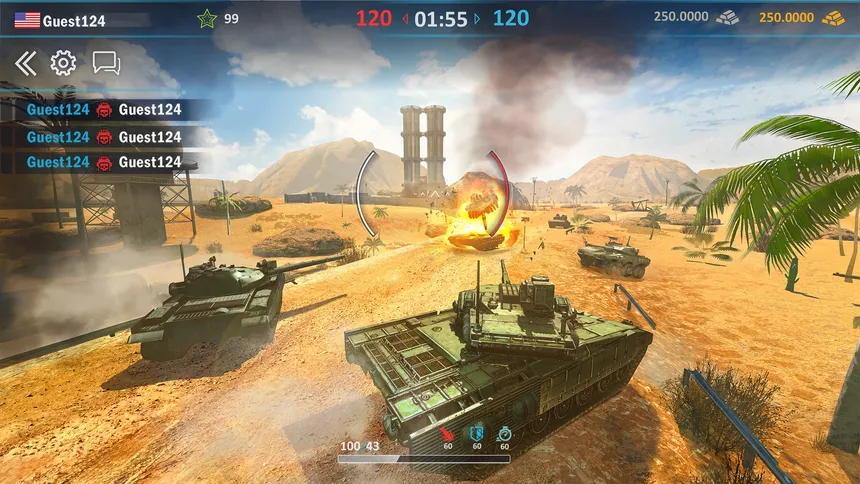 Скриншот 4 к игре Modern Assault Tanks
