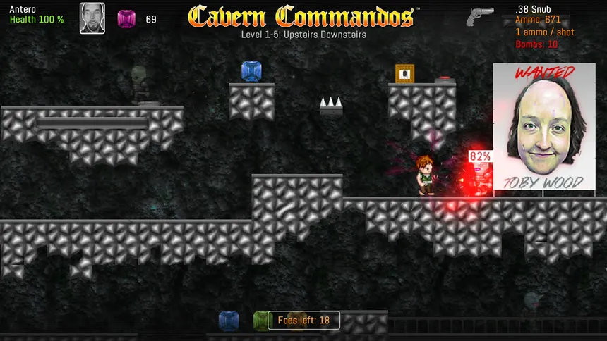 Скриншот 2 к игре Cavern Commandos