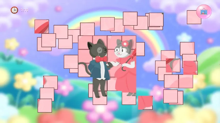 Скриншот 1 к игре Puzzles with cats