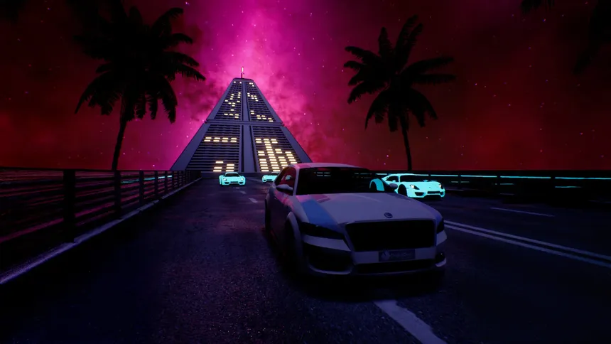 Скриншот 1 к игре Synthwave Burnout
