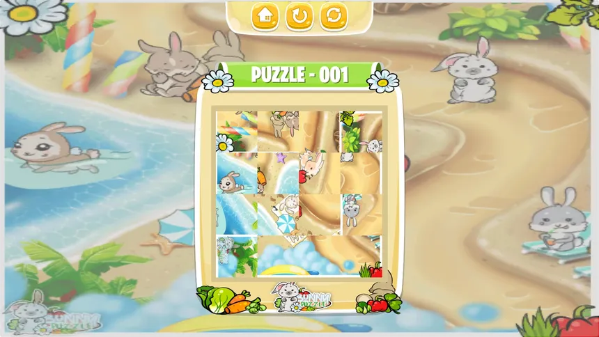 Скриншот 1 к игре Bunny Puzzle