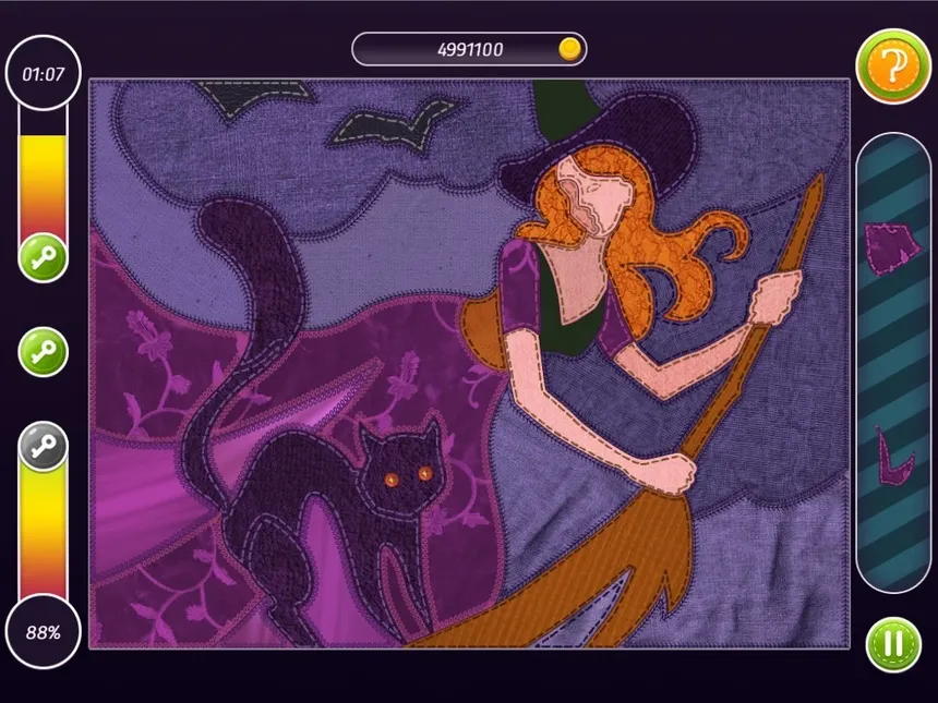 Скриншот 1 к игре Halloween Patchwork Trick or Treat