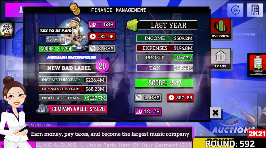 Скриншот 2 к игре MusicLabeLManager 2K21