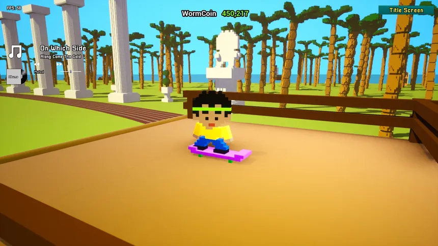 Скриншот 4 к игре WormJuice Skateboarding Olympics