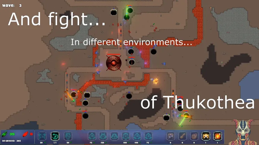 Скриншот 1 к игре Thukothea Defender