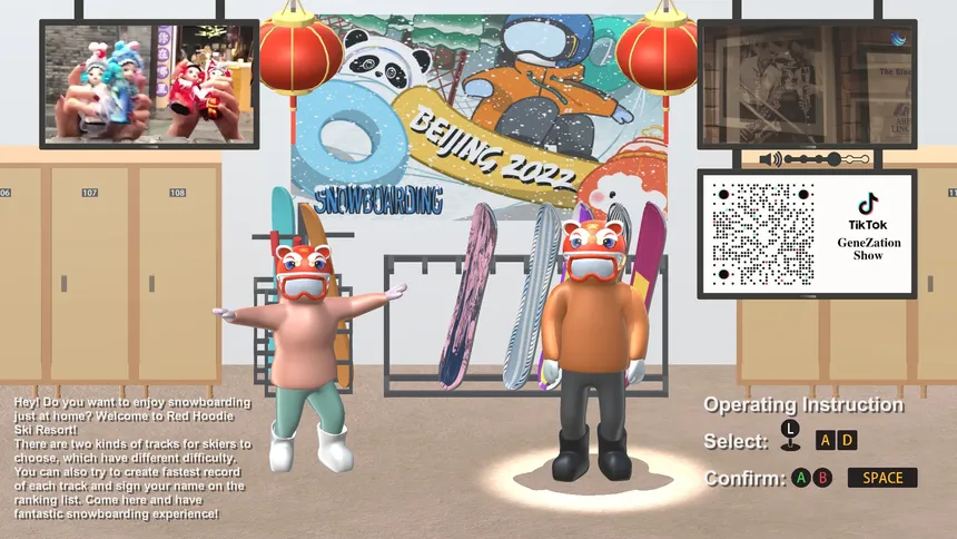Скриншот 1 к игре snowboarding