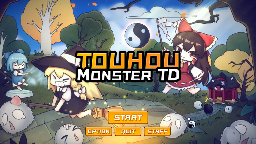 Скриншот 1 к игре 幻想乡妖怪塔防 ~ Touhou Monster TD