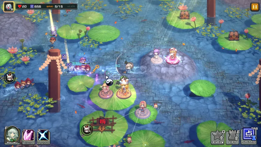 Скриншот 4 к игре 幻想乡妖怪塔防 ~ Touhou Monster TD