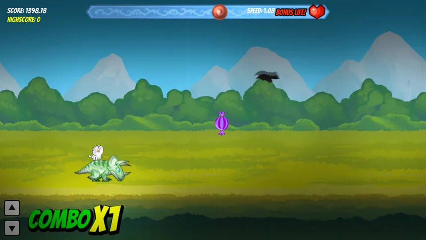 Скриншот 1 к игре The Adventures of Dinobot and Tiara!