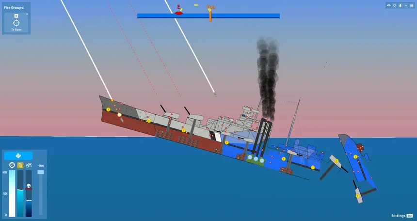 Скриншот 2 к игре SHIPS AT WAR