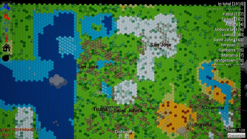 Скриншот 1 к игре Hexagon World