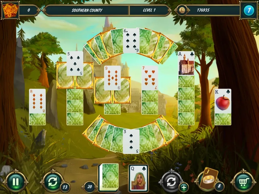 Скриншот 2 к игре Mystery Solitaire Grimm's Tales 3
