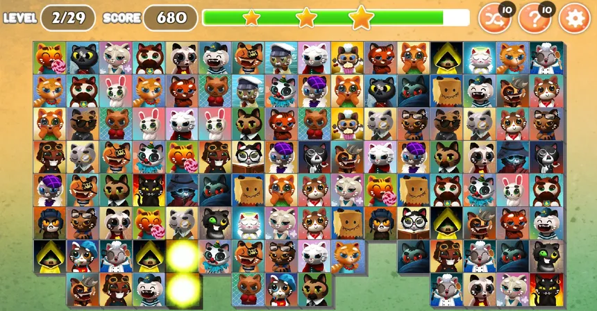 Скриншот 4 к игре Cats - Classic Onet Connect