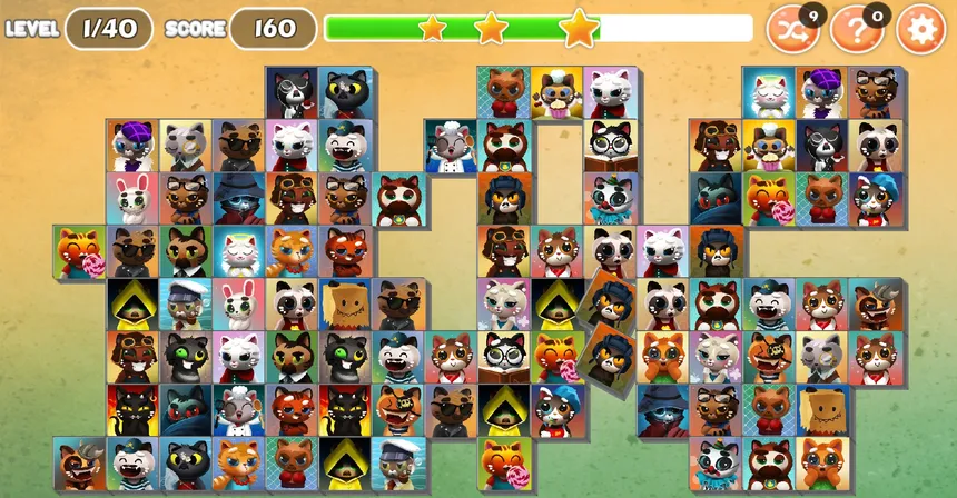 Скриншот 6 к игре Cats - Classic Onet Connect