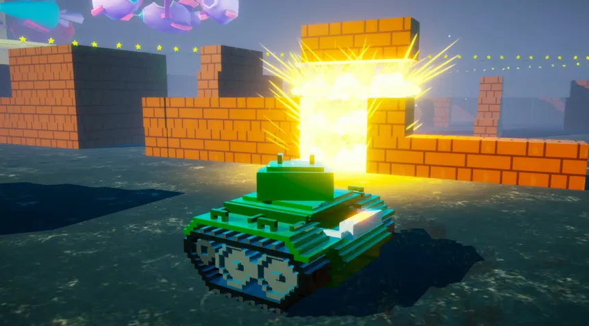 Скриншот 1 к игре Tank Battle Royale